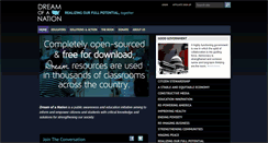 Desktop Screenshot of dreamofanation.org